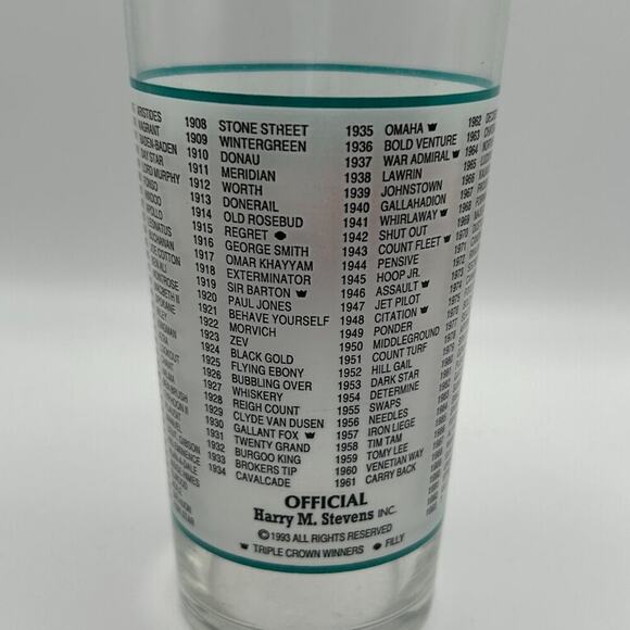 119 Kentucky Derby Official Mint Julep Beverage Glass Churchill Downs 1993 Race - Picture 3 of 3
